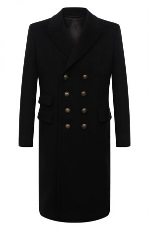 Пальто из шерсти и кашемира Tom Ford. Цвет: чёрный