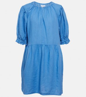 Льняное мини-платье Kailani VELVET, синий Velvet