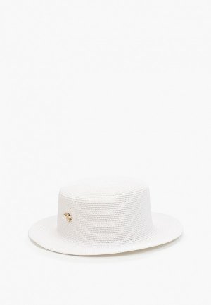 Шляпа VNTG vintage+ Канотье. Цвет: белый