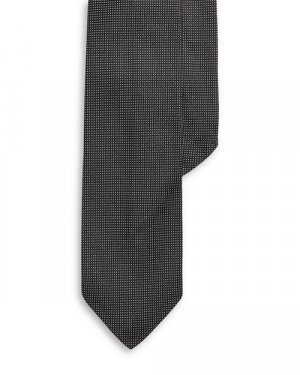 Шелковый галстук в горошек , цвет Black Polo Ralph Lauren
