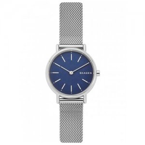 Наручные часы Signatur SKW2759, синий, серебряный SKAGEN. Цвет: серебристый