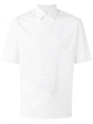 Рубашка с короткими рукавами и нагрудным карманом Lemaire. Цвет: белый