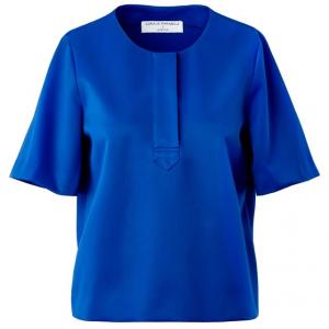 Блузка с короткими рукавами CORALIE MARABELLE POUR LA REDOUTE. Цвет: розово-бежевый,синий королевский