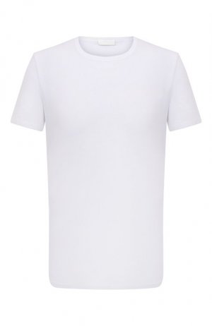 Хлопковая футболка 7 For All Mankind. Цвет: белый