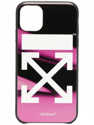 Чехол Liquid для iPhone 11 Off-White. Цвет: черный