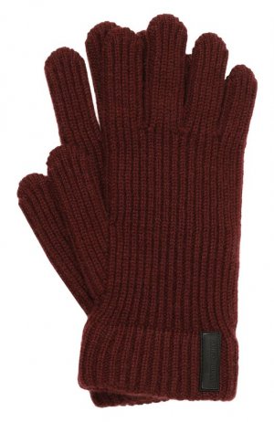 Кашемировые перчатки Giorgio Armani. Цвет: бордовый