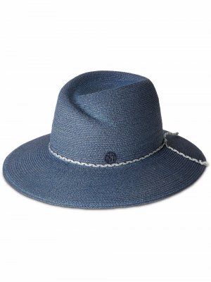 Шляпа-федора Virginie Maison Michel. Цвет: синий