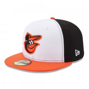Кепка 59Fifty Mlb Authentic Baltimore Orioles New Era. Цвет: оранжевый