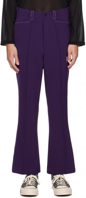Пурпурные брюки для отдыха в стиле вестерн NEEDLES