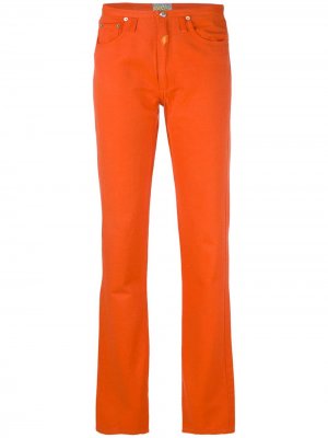 Прямые джинсы Walter Van Beirendonck Pre-Owned. Цвет: оранжевый