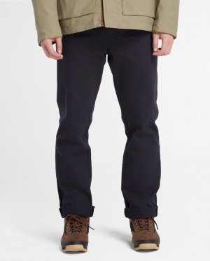 Мужские брюки с 5 карманами классического покроя темно-синего цвета , темно-синий Timberland. Цвет: синий