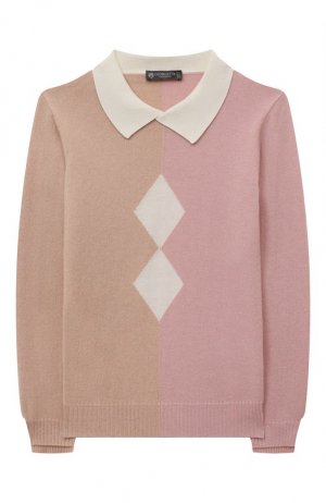 Кашемировый пуловер Giorgetti Cashmere. Цвет: разноцветный