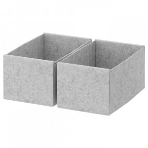 Коробка ИКЕА КОМПЛИМЕНТ светло-серый 15х27х12 см IKEA