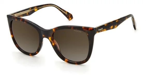 Солнцезащитные очки женские PLD 4096/S/X коричневые Polaroid