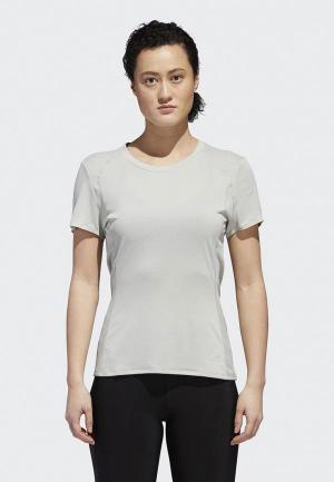 Футболка adidas FR SN SS TEE W. Цвет: серый