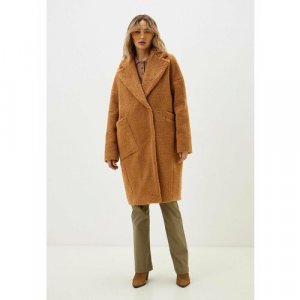 Пальто , размер 48, оранжевый Louren Wilton. Цвет: оранжевый