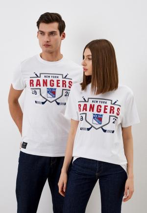 Футболка Atributika & Club™ New York Rangers. Цвет: белый