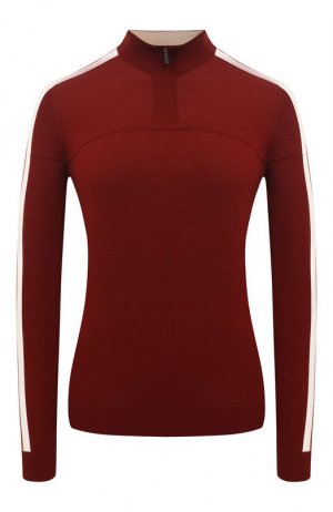 Шерстяной пуловер Loro Piana. Цвет: бордовый