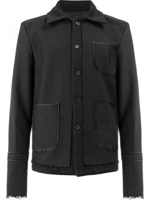 Куртка с бахромой Yang Li. Цвет: чёрный