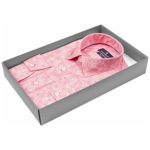 Рубашка , размер (48)M, розовый POGGINO. Цвет: розовый