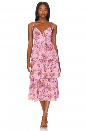 Платье миди Bloom, цвет Rose Line & Dot