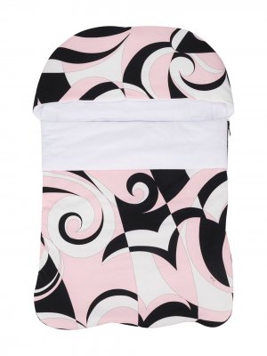 Спальный мешок с принтом Emilio Pucci Junior. Цвет: розовый