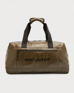 Мужская дорожная сумка YSL Sport из нейлона с логотипом Saint Laurent