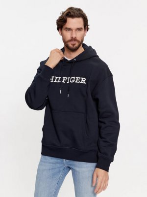 Свитшот для мужчин, коричневый Tommy Hilfiger. Цвет: коричневый