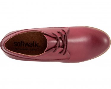 Оксфорды Whitby SoftWalk, красный Softwalk