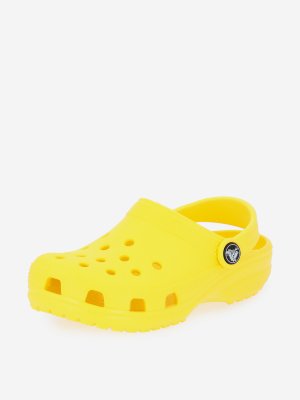 Шлепанцы детские Classic Clog K, Желтый, размер 28 Crocs. Цвет: желтый
