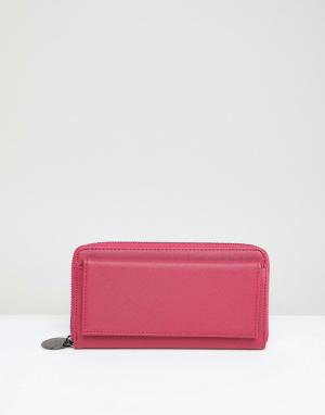 Большой кошелек Sisley. Цвет: розовый