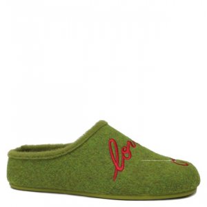Домашняя обувь Lozoya. Цвет: светло-зеленый