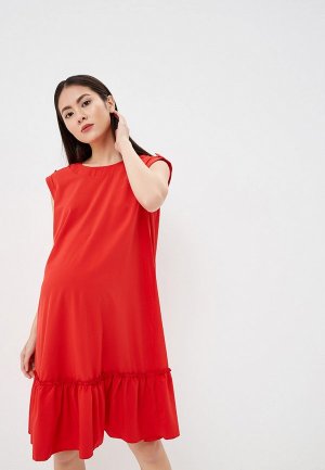 Платье I Love Mum Аида. Цвет: красный
