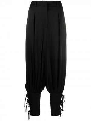 LAutre Chose зауженные брюки с низким шаговым швом L'Autre. Цвет: черный