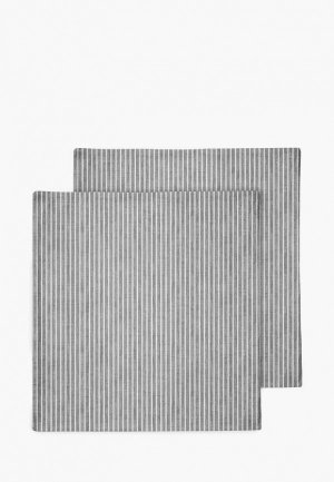 Комплект наволочек декоративных Унисон на молнии 2 шт. 45х45. Цвет: серый