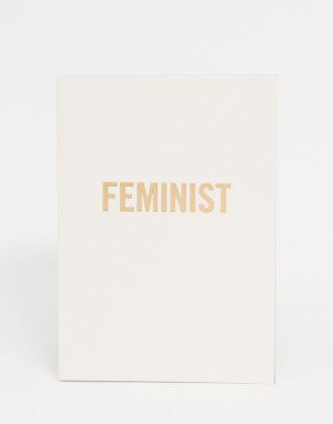 Белый блокнот Feminist Monki