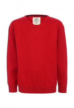 Пуловер Sela. Цвет: красный