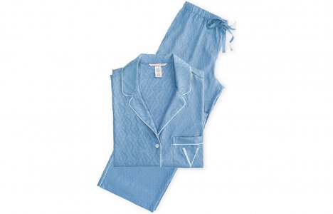Домашний костюм Victoria's Secret, цвет washed denim blue Victoria's Secret