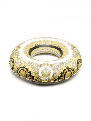 Кольцо с принтом Baroque Versace. Цвет: желтый