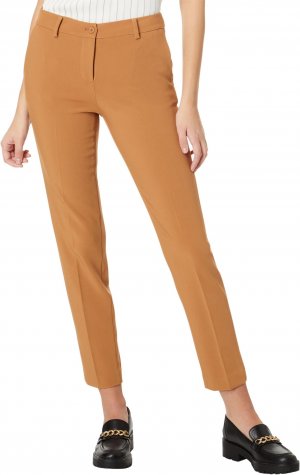 Прямые брюки Essex с пуговицами , цвет Pecan DKNY