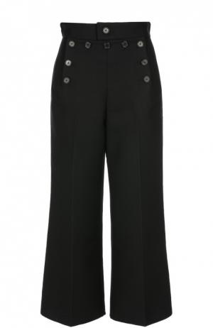 Укороченные расклешенные брюки с завышенной талией Marc Jacobs. Цвет: черный