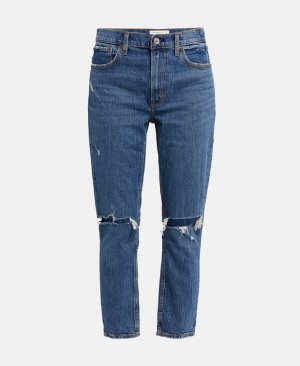 Прямые джинсы , темно-синий Abercrombie & Fitch