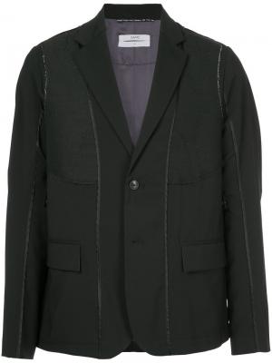 Пиджак с панельным дизайном Oamc. Цвет: черный