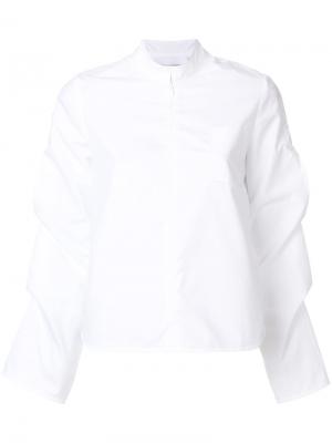 Flared sleeve shirt Vejas. Цвет: белый