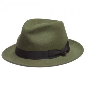 Шляпа , размер 61, зеленый Bailey. Цвет: зеленый