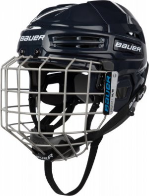 Шлем хоккейный детский IMS 5.0 COMBO Bauer. Цвет: синий