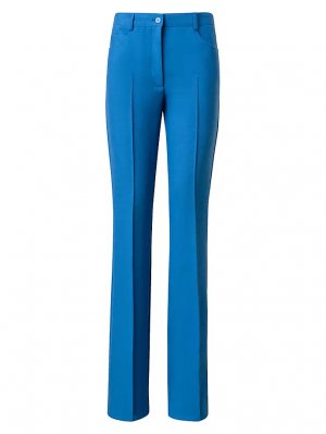 Креповые брюки Faye , цвет medium blue denim Akris Punto