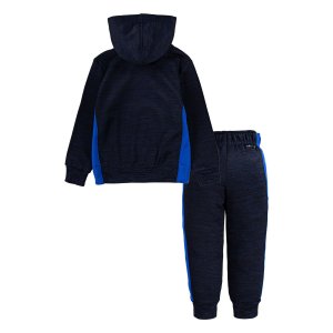 Комплект из флисовой толстовки и штанов на молнии rma для мальчиков малышей, черный Nike