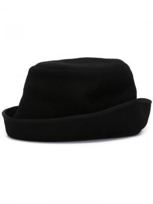 Шляпа с загнутыми вверх полями Junya Watanabe Comme Des Garçons Man. Цвет: чёрный