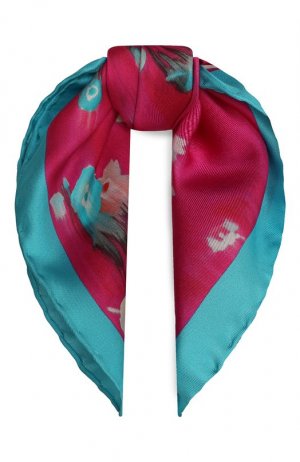 Шелковый платок Giorgio Armani. Цвет: разноцветный